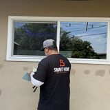 Smart Home Improvements crew member on a job in the Central Valley