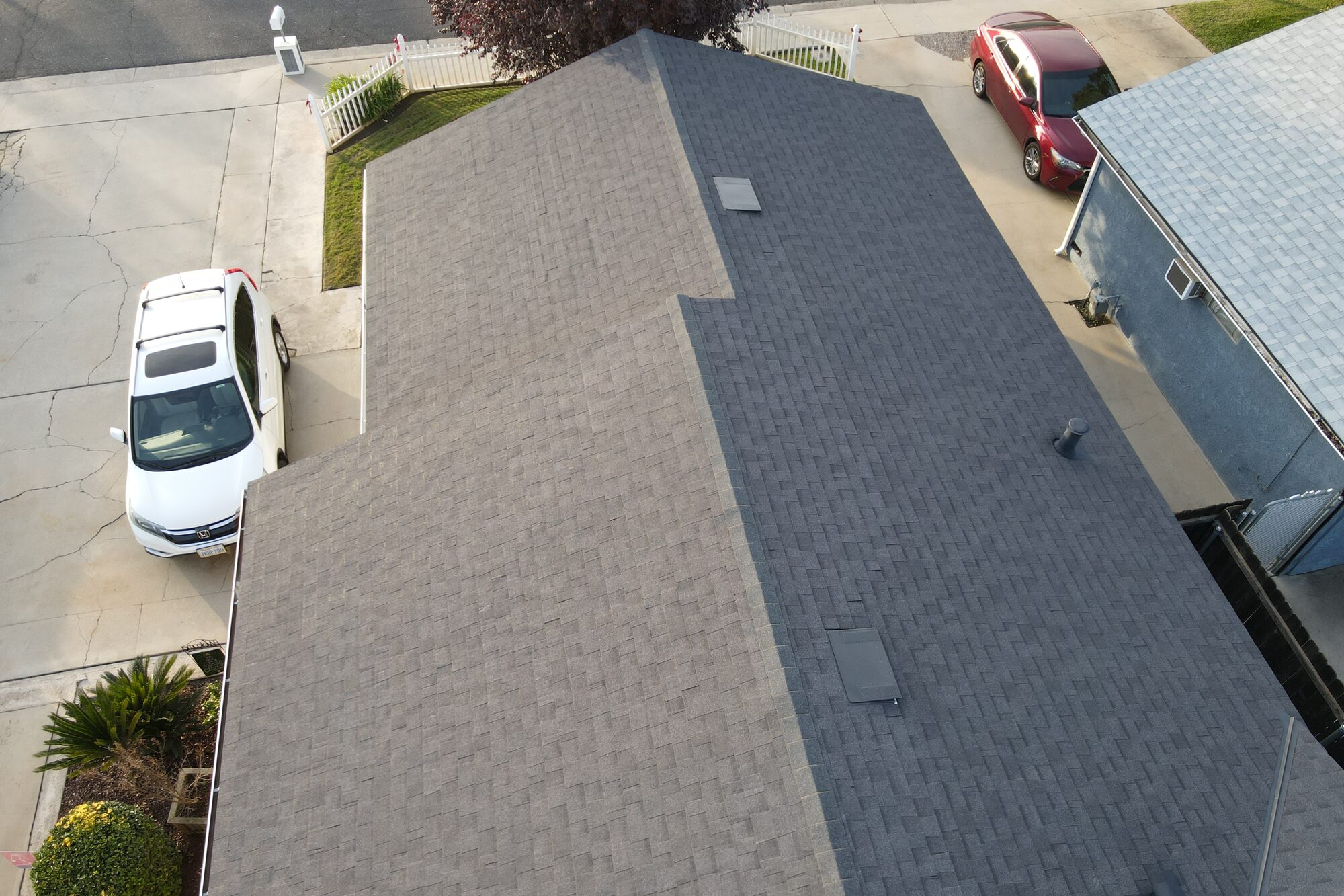 Completed roof on a Central Valley home by Smart Home Improvements